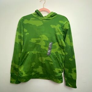 NWT ALLINMOTION BOYS GREEN HOODIE SZ L